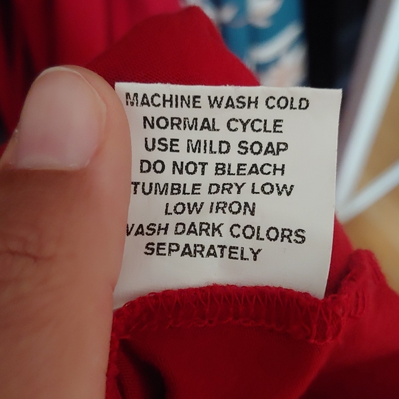 3X eShakti red maxi dress - Picture 7 of 8